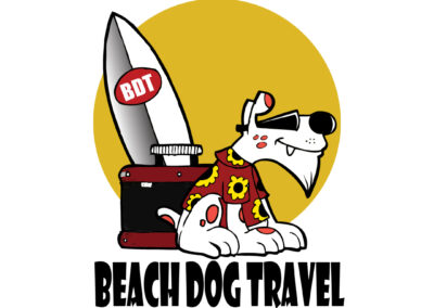 Beach Dog Travel Logo