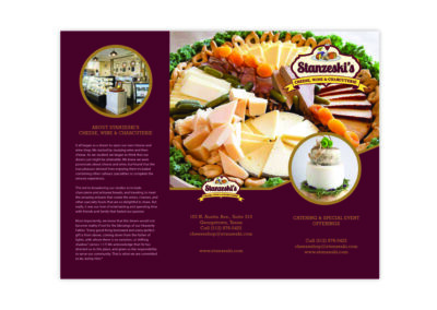 Stanzeski's Wine Cheese & Charcuterie Brochure